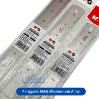 Penggaris Ruler M&G Allumunium Alloy ARL960Y8 ARLN0483 ARLN0484 / Mistar 15 20 30 cm